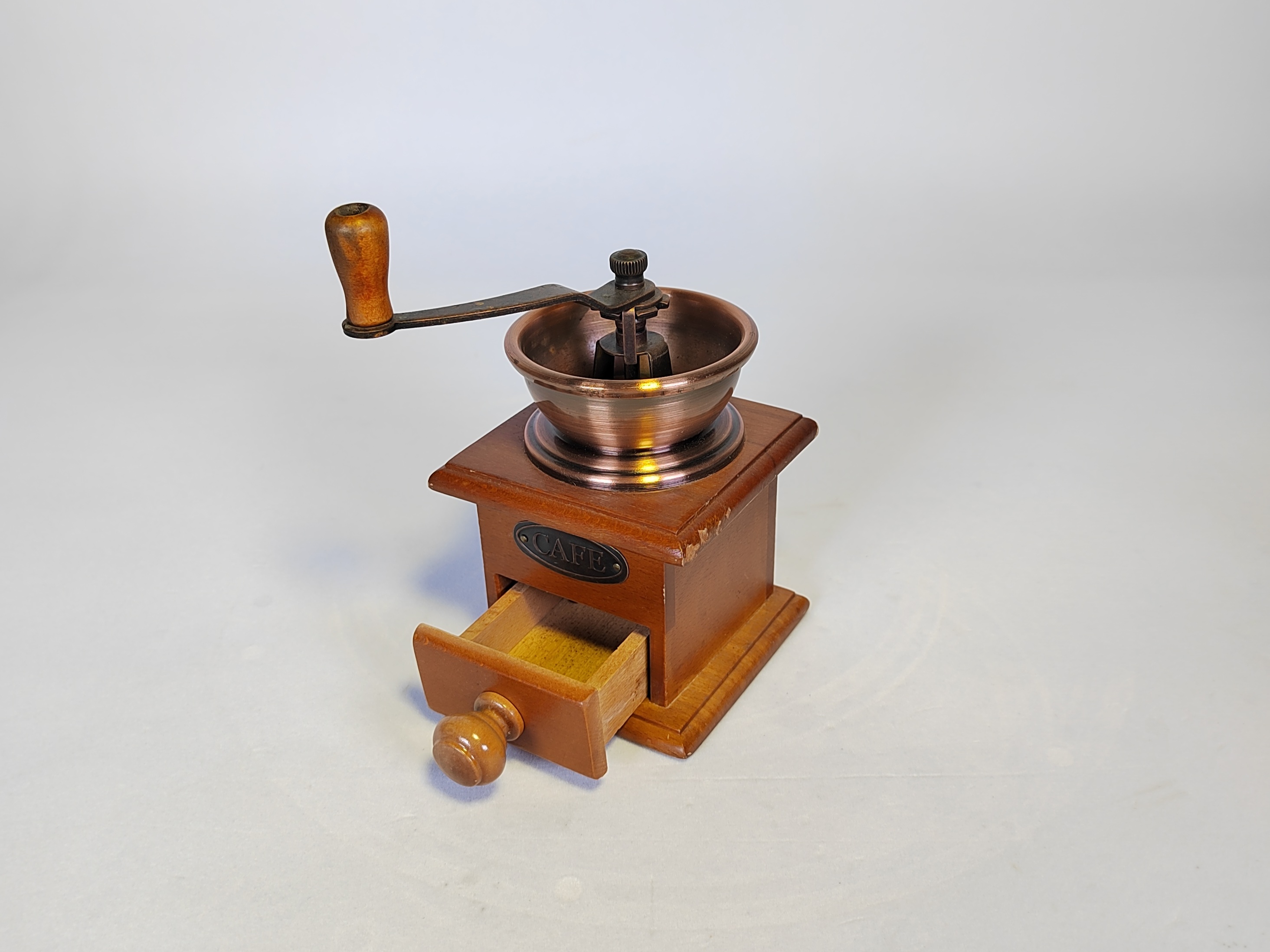 中古怀旧咖啡机手动磨豆机故障道具摆件二手老物件陈设软装工艺品