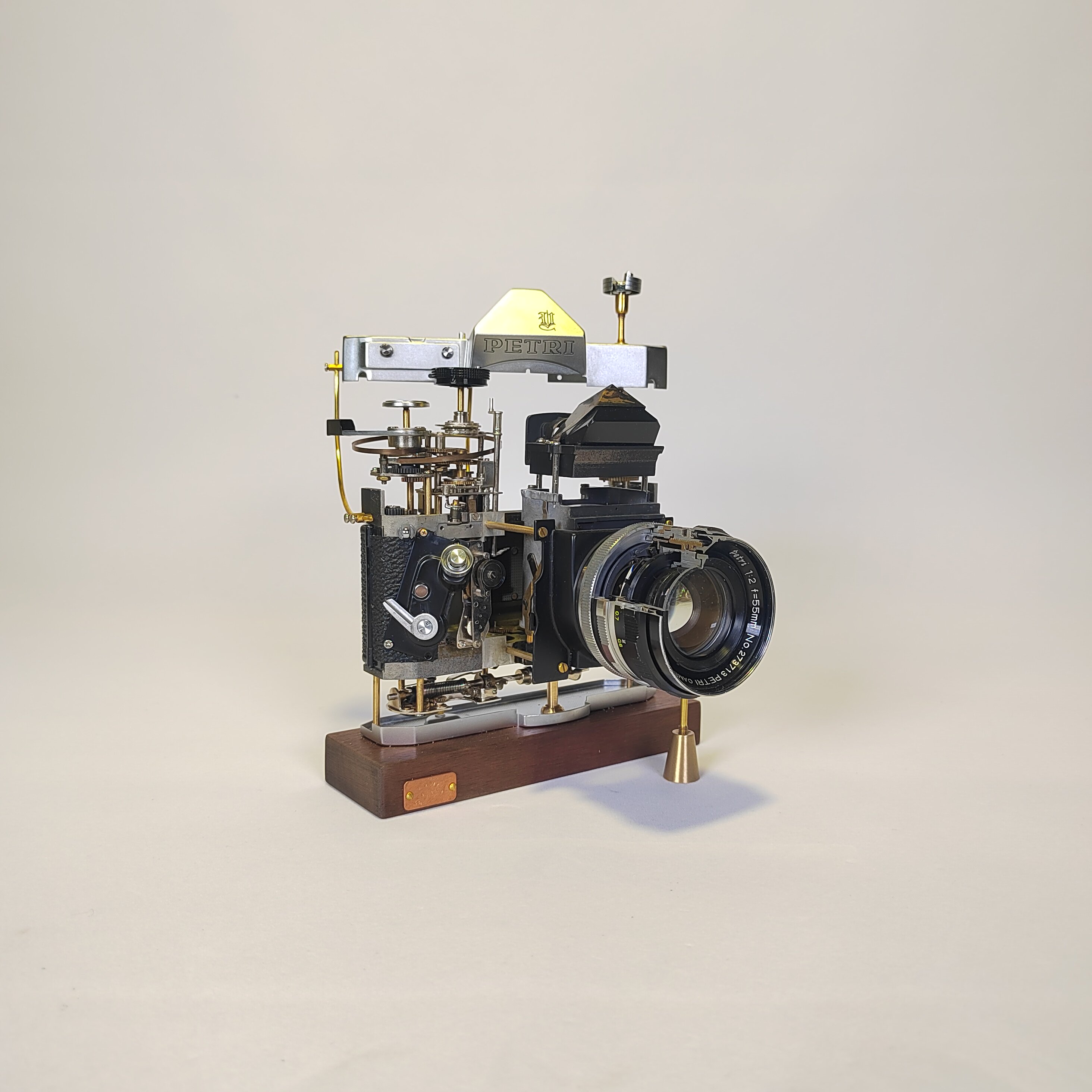 古董老相机科普拆解立体解构镜头135胶卷单反胶片机工艺装饰摆件