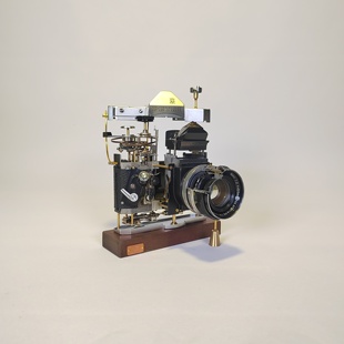 古董老相机科普拆解立体解构镜头135胶卷单反胶片机工艺装饰摆件