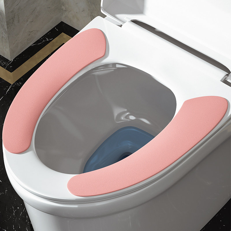 马桶坐垫家用粘贴式坐便器垫坐便套防水马桶圈四季通用厕所坐垫子