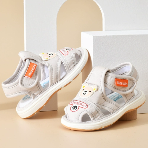 Детские летние сандалии, детская нескользящая обувь для раннего возраста, 1-2-3 лет, мягкая подошва