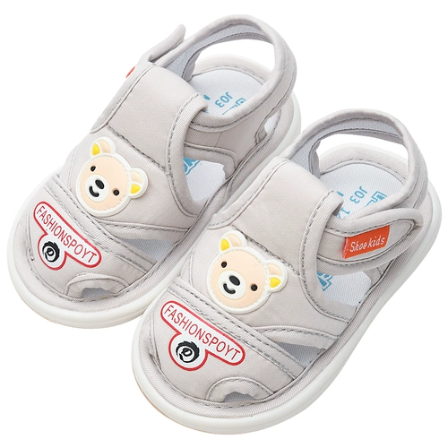 Детские летние сандалии, детская нескользящая обувь для раннего возраста, 1-2-3 лет, мягкая подошва