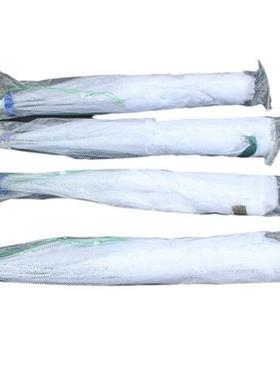 白色虾笼虾网捕鱼网鱼折叠鱼网鱼具渔网手抛网鱼袋鱼笼鱼护渔具