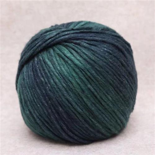 蚕丝线彩虹段染手工编织毛线棒针围巾线线渐变线围巾线