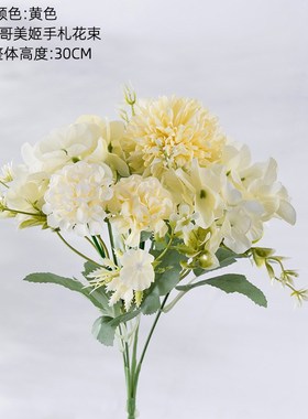 蒲公英绣球花束小把束仿真花假花绿植物装饰工艺品MW66668