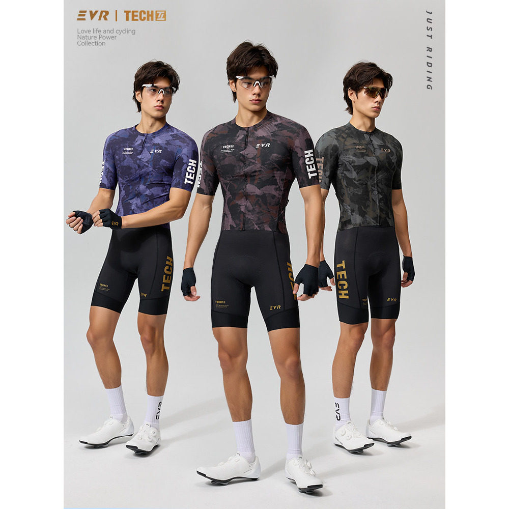 EVR春夏骑行服短袖公路车排汗