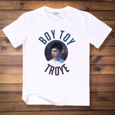 Troye Sivan短袖T恤特洛耶希文同款衣服戳爷学生宽松百搭半袖