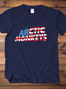 Arctic Monkeys北极猴摇滚乐队T恤 短袖绿洲blur披头士