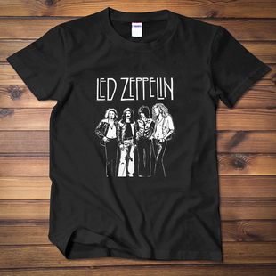 齐柏林飞船飞艇Led Zeppelin摇滚金属男女短袖T恤T-shirt乐队宽松