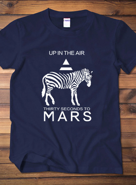30 seconds to mars 30秒到火星 短袖t恤 男女款纯棉圆领情侣装