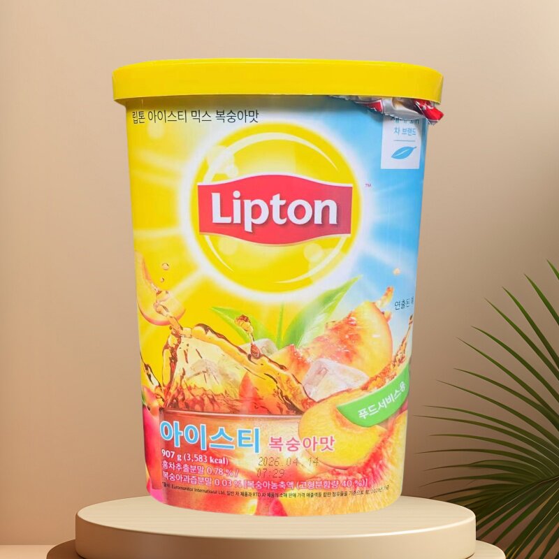 韩版进口韩国立顿蜜桃茶粉水蜜桃茶 桃子粉蜜桃茶 冰红茶粉907g,茶,茶粉/茶膏/茶精/茶液/茶蜜,淘宝优惠券,粉丝福利购,淘宝优惠卷