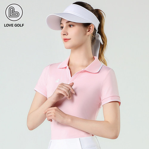 LoveGolf冰丝女高尔夫短袖上衣