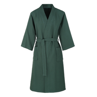 女睡袍夏季酒店浴袍纯棉吸水春季长袖睡裙新款男晨袍睡衣情侣浴衣