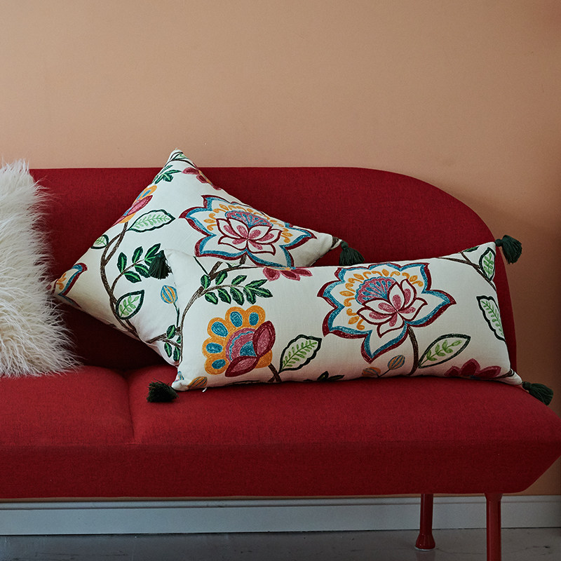 crayon Fantasy Garden Pillows sofa a living room Pillow Lumbar pillow Light extravagance Simplicity senior Light extravagance Cushion Siesta pillowin the Home Fabric , Pillow/Pillow  category - from Buy2taobao.com to provide professional Taobao agent buy service
