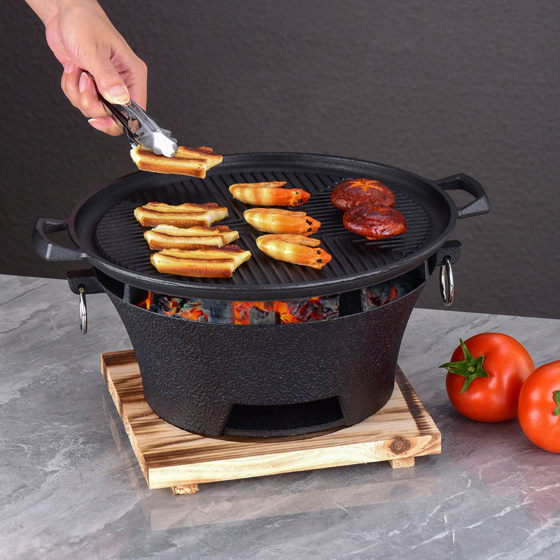 Thickened Cast Iron Charcoal Grill – Authentic BBQ Flavor Awaits - Product image 4