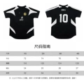 Short Sleeve Size Chart