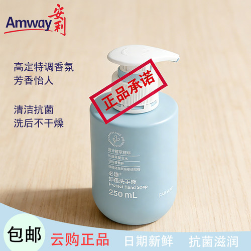 安利必速抗菌洗手液250ml家用