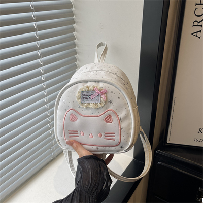双肩包可爱小女孩软萌外出背包