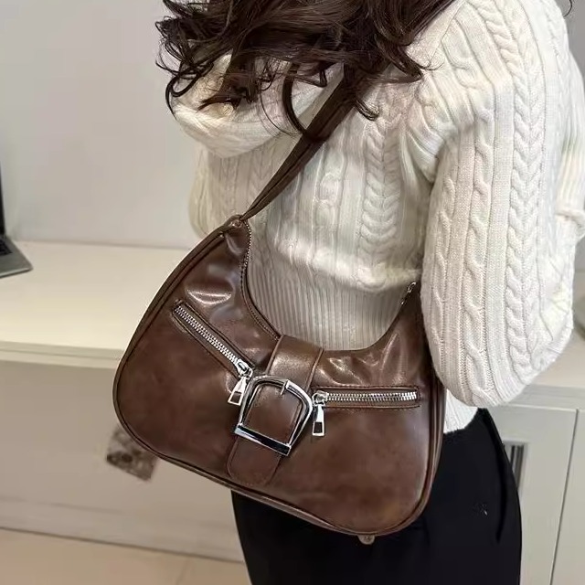 复古腋下包赫雅复古美拉德腋下包