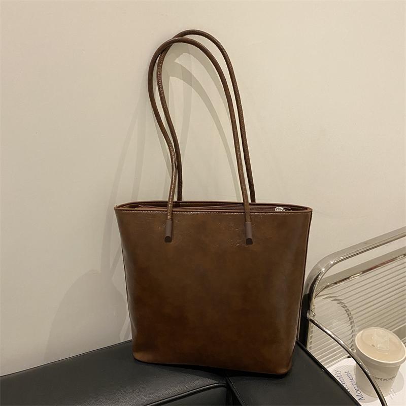 复古水桶包赫雅韩国手提通勤