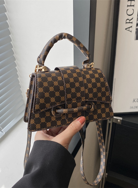 高级质感小众包包ins感百搭手提包2024新款韩版mini单肩斜挎女包