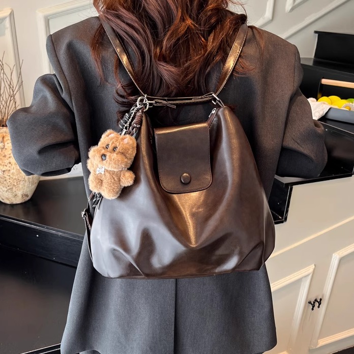 复古斜挎包通勤双肩云朵包