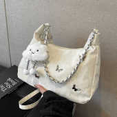 时尚 包包女式 2024新款 夏天蝴蝶斜挎包流行单肩腋下包大容量通勤包