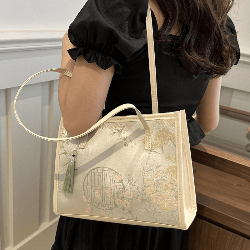 流苏新中式托特包赫雅超低价