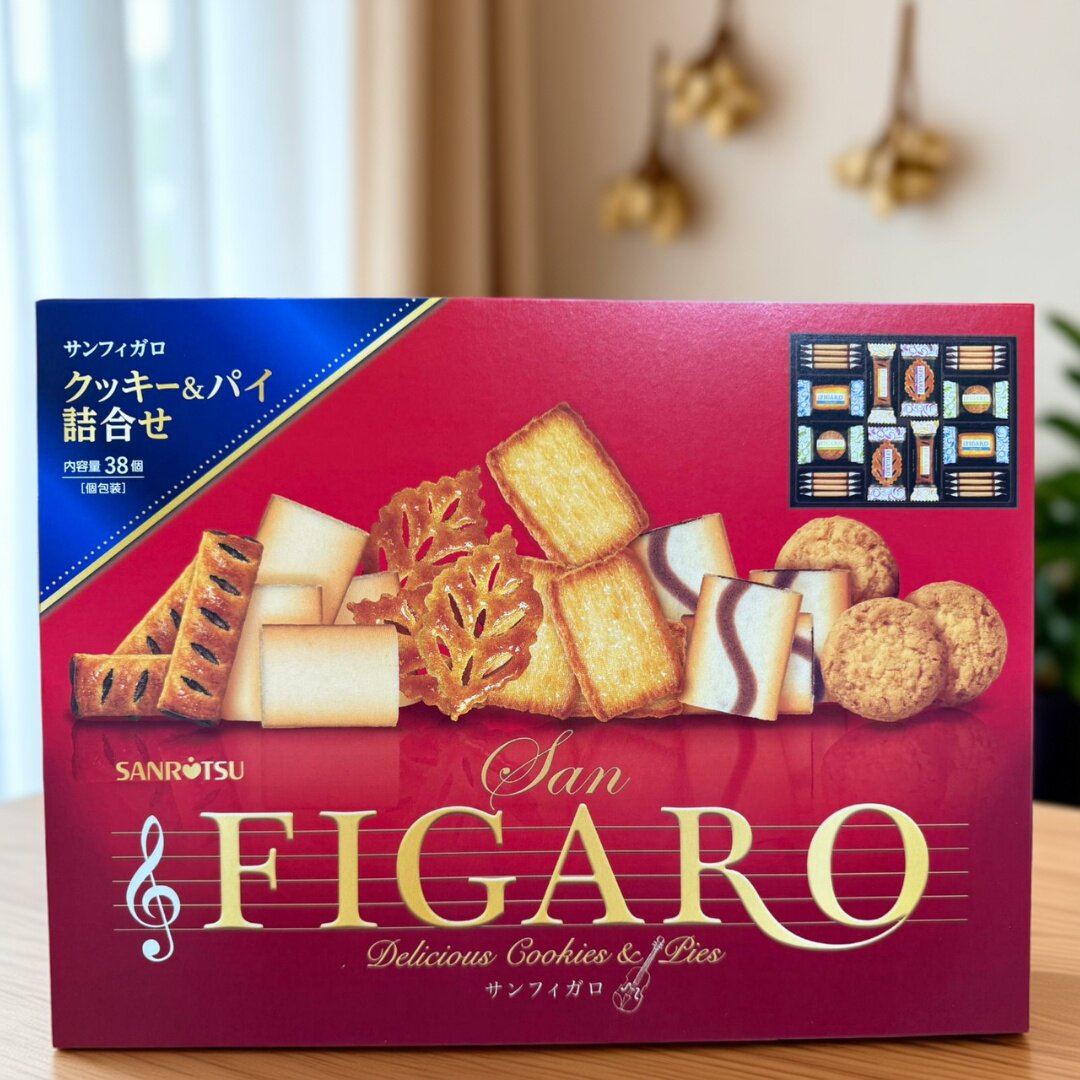 进口三立制菓 San Figaro精选什锦大礼盒35S独立包装日式酥脆饼干