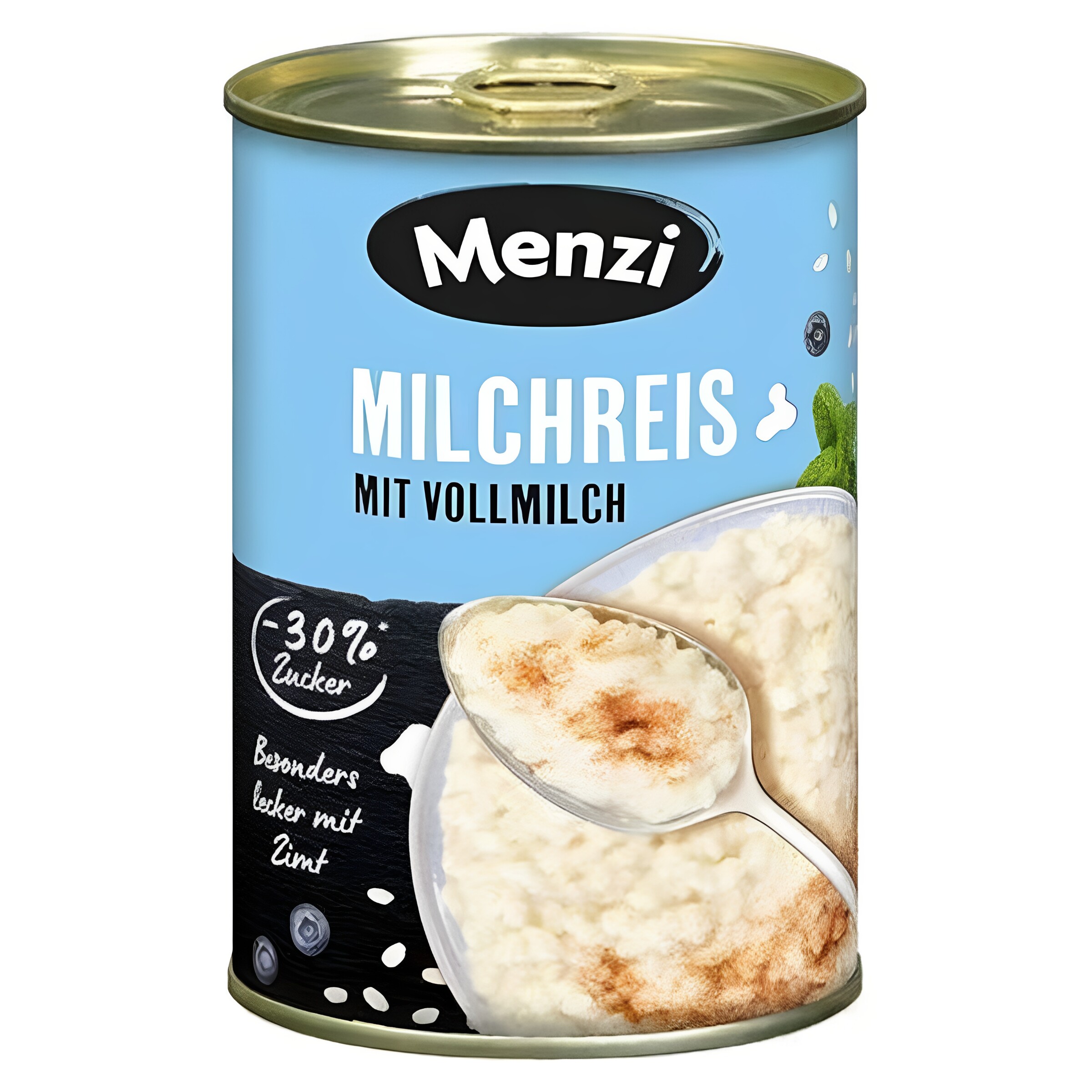 Menzi 香港进口夏日消暑牛奶米布丁休闲下午茶零食即食罐装400g版