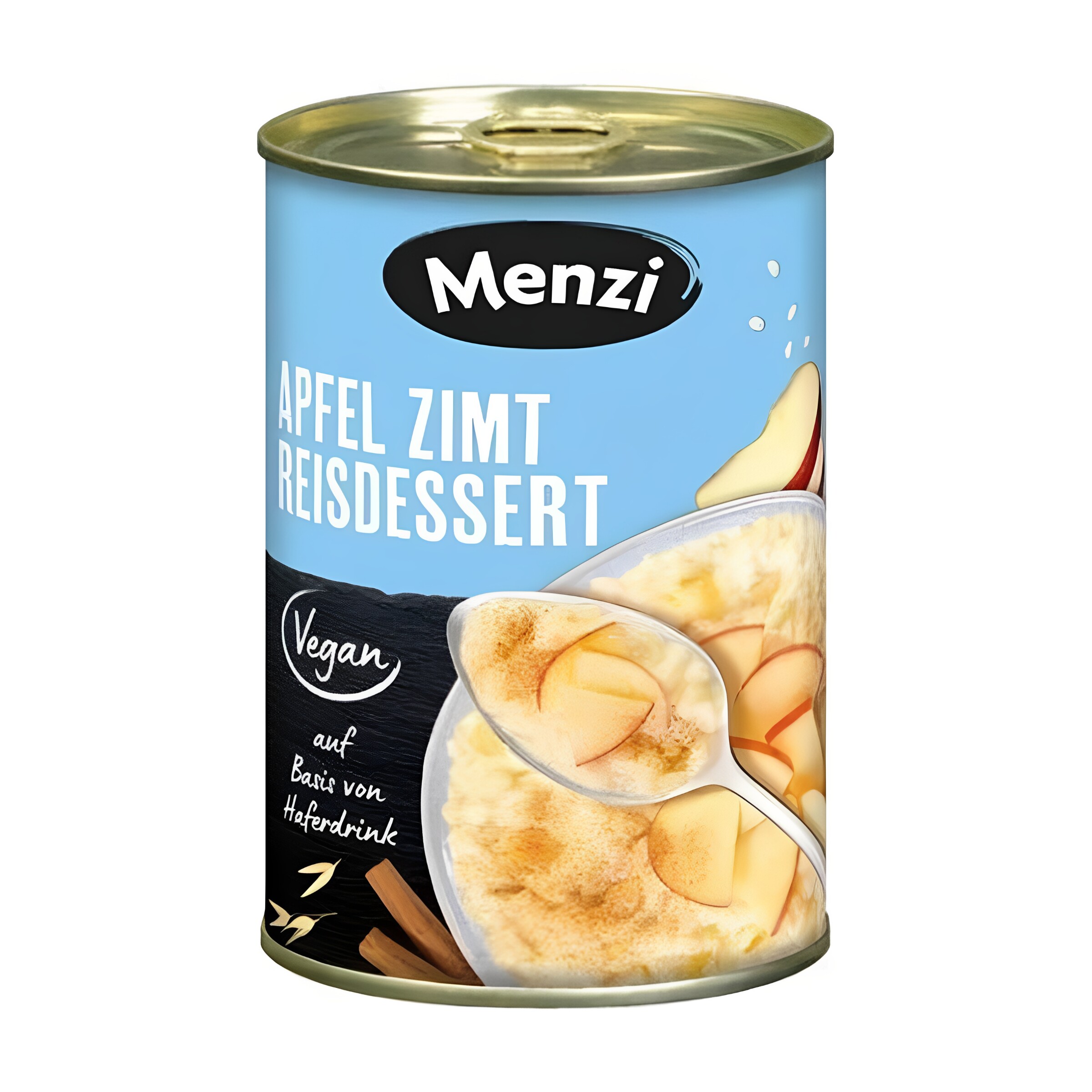 Menzi 香港进口夏日消暑苹果玉桂米布丁休闲下午茶即食罐装400克