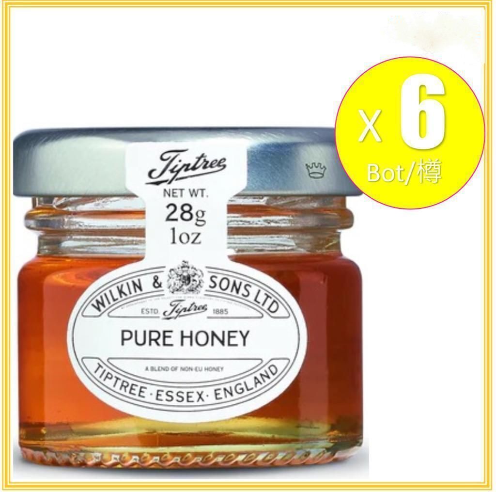 英国Tiptree纯蜂蜜x6樽28g