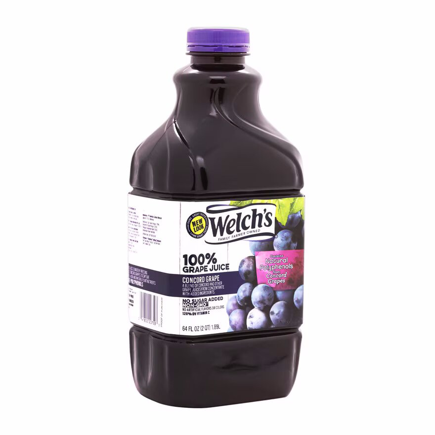 威路氏美国纯提子汁64OZ瓶装