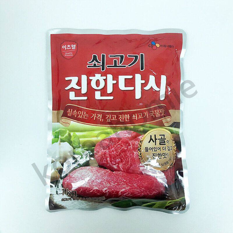 CJ 韩国牛肉调味粉厨房调味品调味料大容量家用装1kg酱料包香浓版