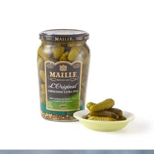 法国进口Maille醋泡青瓜酸甜小黄瓜泡菜腌下饭菜榨菜酱菜即食400g