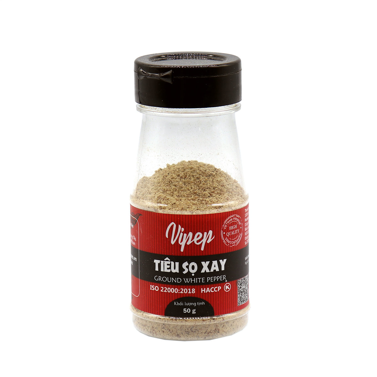 Viet Pepper越南白胡椒粉比黑胡椒更辛辣100%白胡椒粉一瓶50克