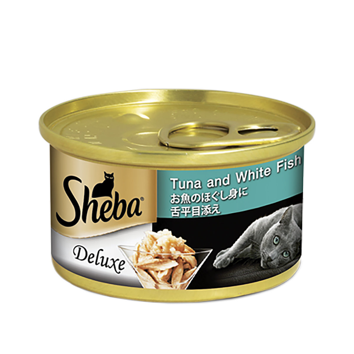 金罐吞拿鱼白身鱼汤汁猫罐头85克