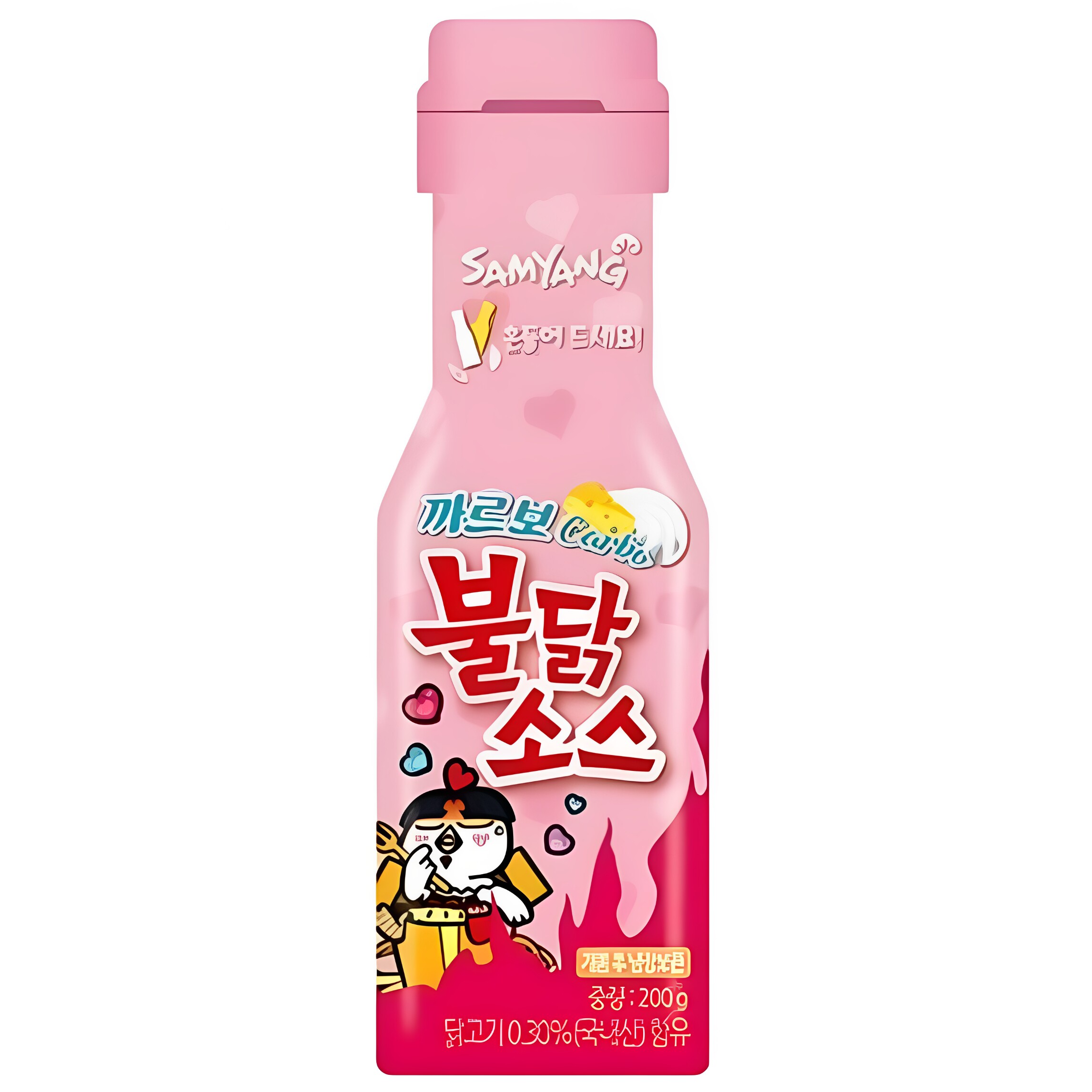 三养 韩国超辣火鸡酱两倍辣辣酱汁200克韩式火鸡面拌面奶油辣椒酱图片