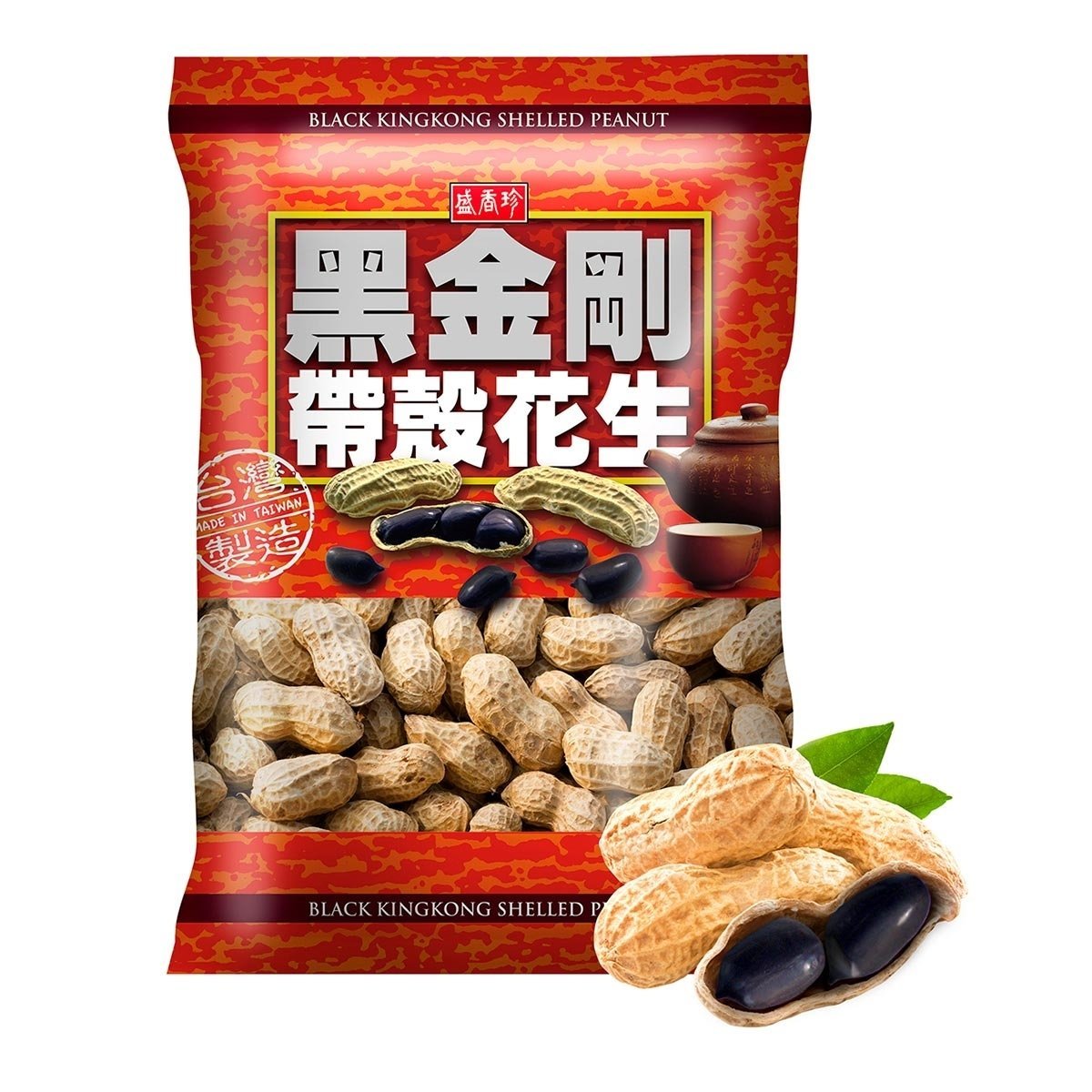 新品 盛香珍黑金刚花生160G