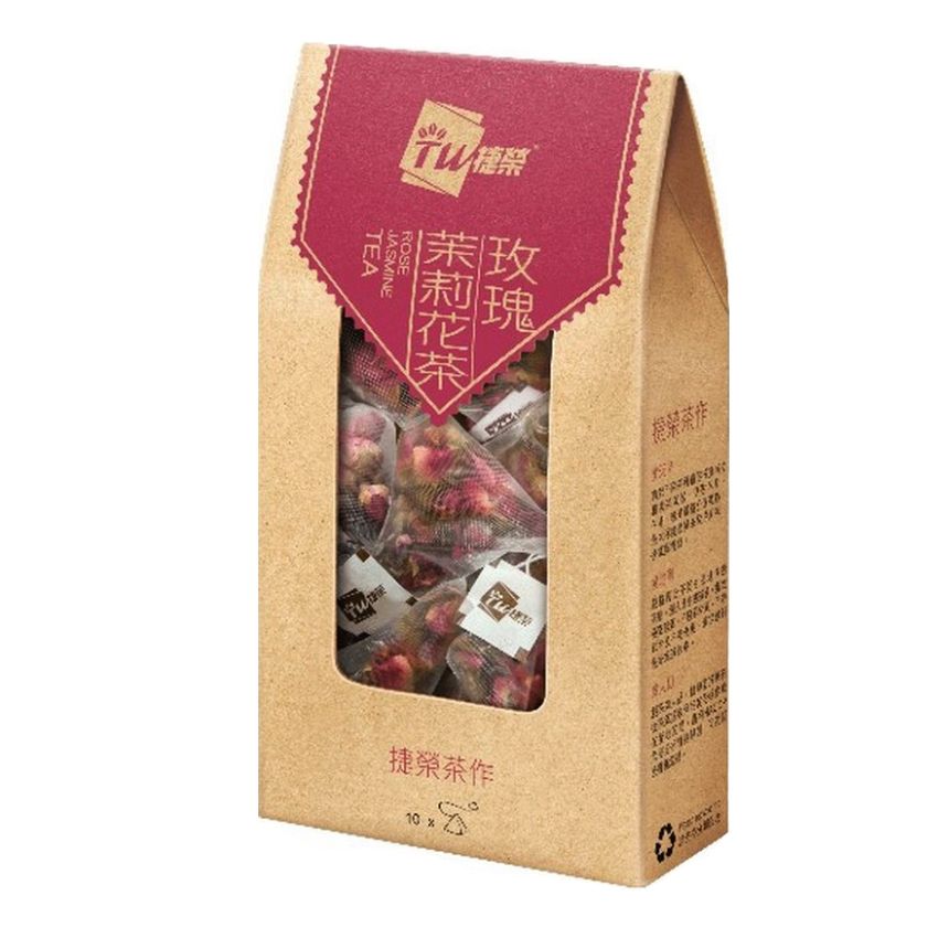 捷榮-玫瑰茉莉花茶原葉茶包25g