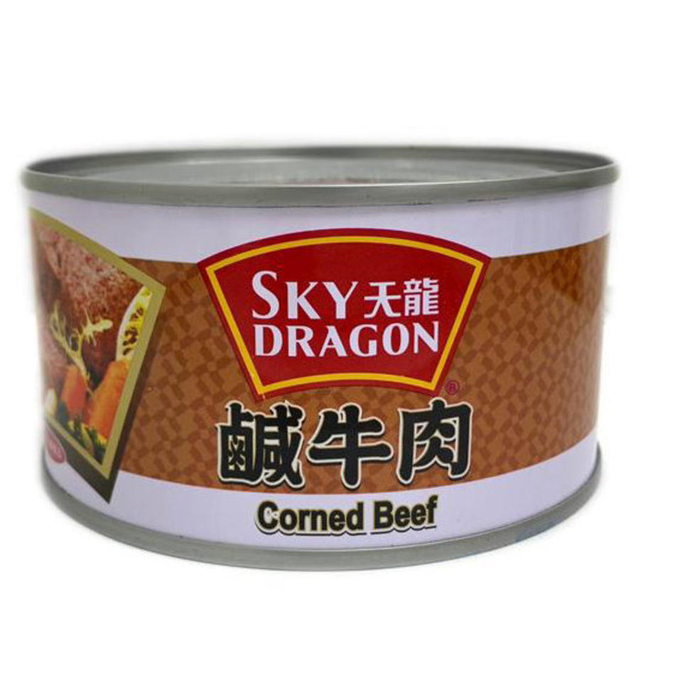 天龙SKY DRAGON 咸牛肉340克咸香牛肉罐头港式午餐肉罐头优质香咸