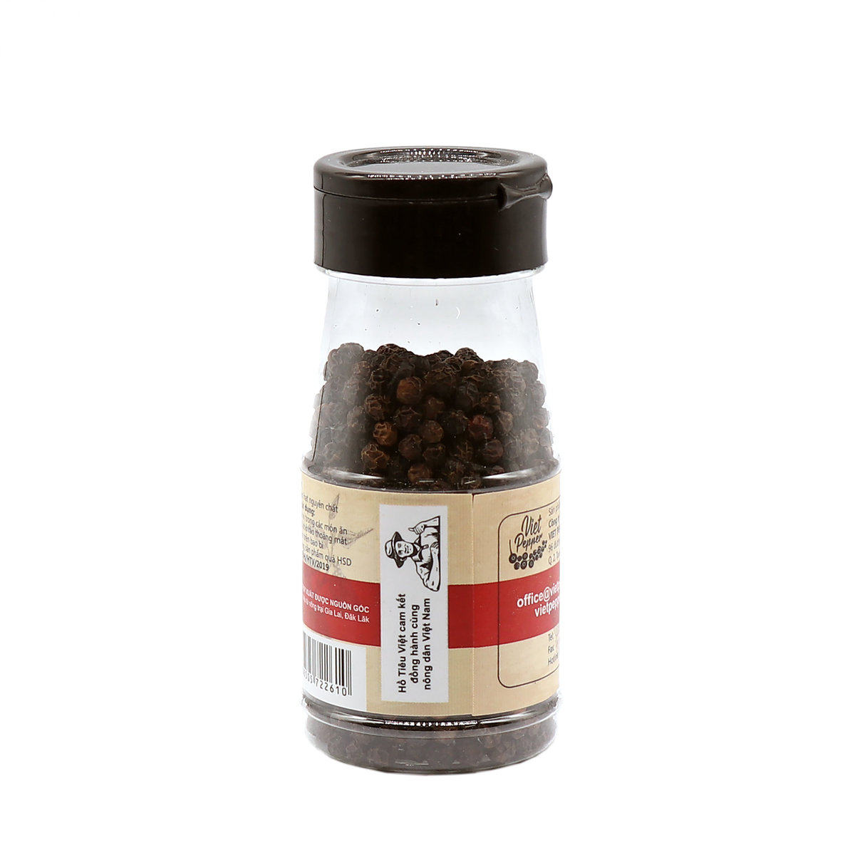 香港进口Viet Pepper越南黑胡椒粒100％黑胡椒粒一瓶50克天然健康
