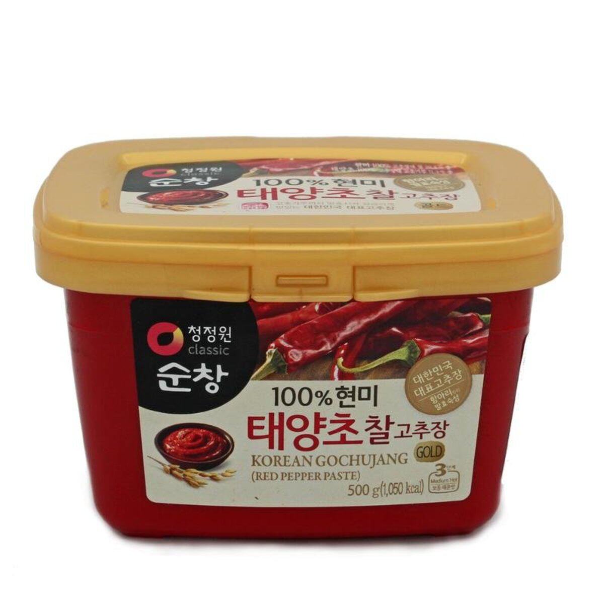 清净园 韩式辣椒酱500克调味料酱类调料包装香浓石锅拌饭酱进口版