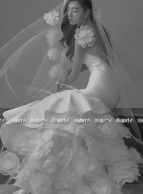 婚纱摄影装饰品礼服腰间立体花