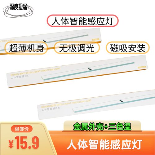 40厘米LED人体智能感应长条灯