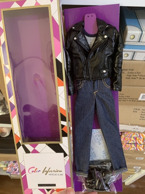 Fashion Royalty Color Infusion 2015 大会FR男娃配件 夹克套装