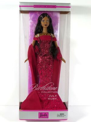 BARBIE BIRTHSTONE JULY RUBY 生辰石 红宝石 七月生日晚礼服芭比