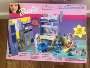 Kelly 正品 芭比娃娃家具娃屋 Barbie 2001 凯莉玩具卧室 bedroom