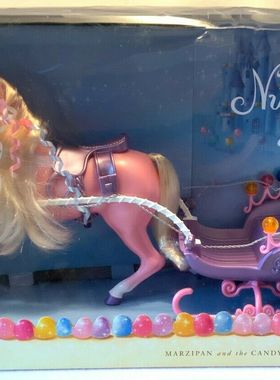BARBIE Nutcracker Marzipan 2001 胡桃夹子芭比娃娃糖果公主马车