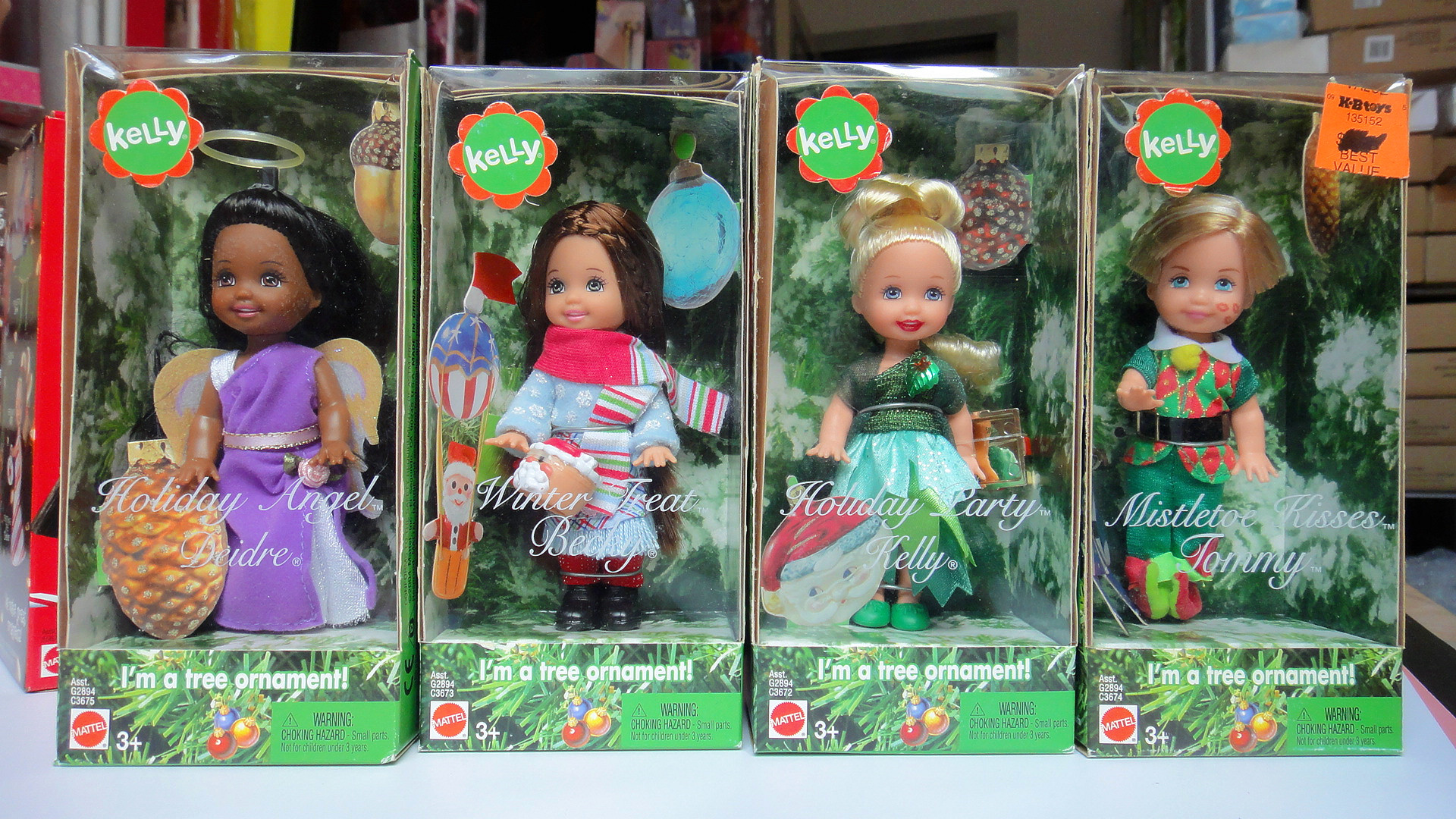 Barbie Kelly holiday party 假日派对 凯莉 汤米 可爱芭比娃娃在类目 玩具/童车/益智/积木/模型, 娃娃/配件中 - 来自Buy2taobao.com提供专业的淘宝代购服务